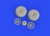 Eduard 632180 Hawk 81-A2 wheels GREAT WALL HOBBY 1/32